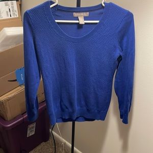 🛍️GUC BANANA REPUBLIC royal Blue longsleeve Sweater Sz.SP 274
